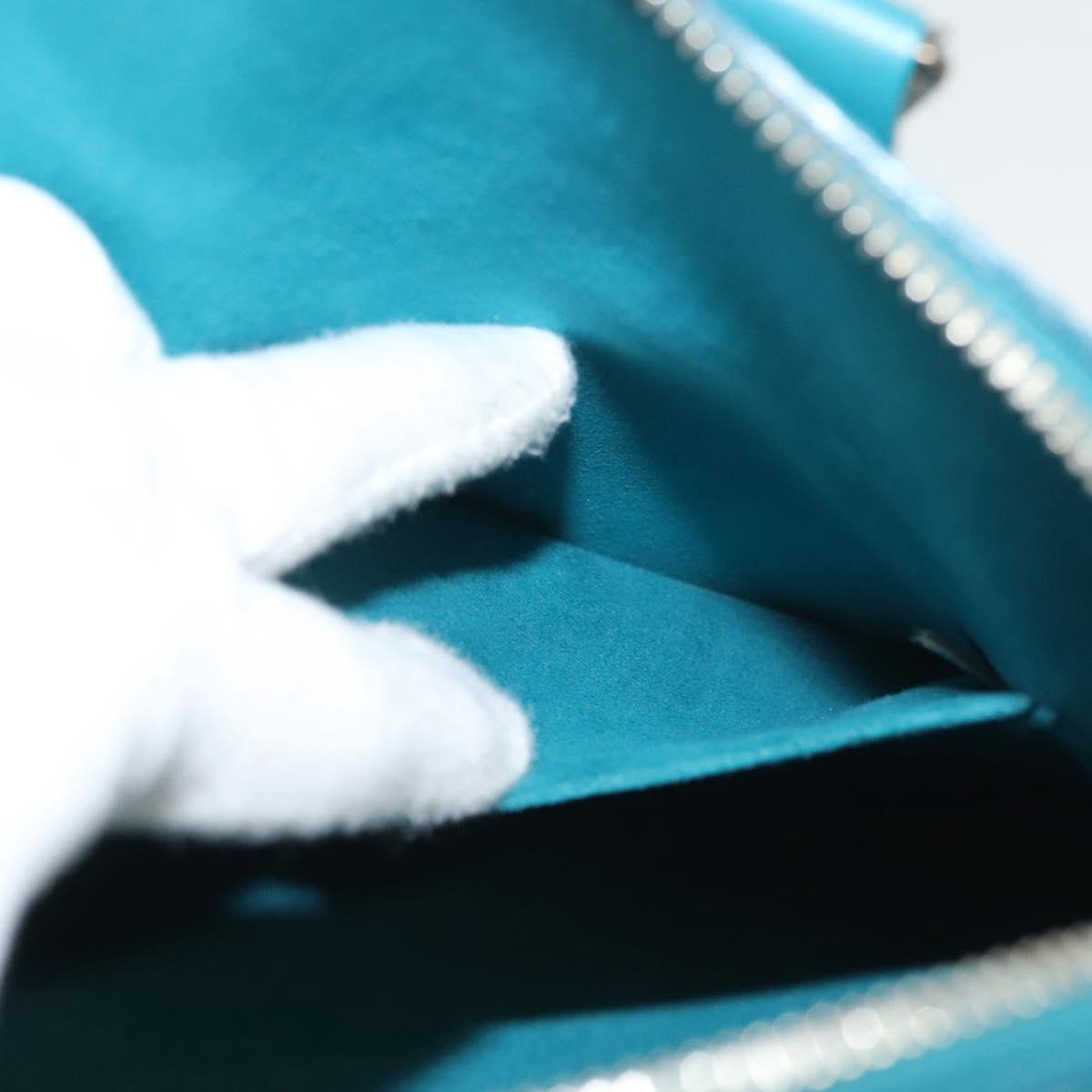 LOUIS VUITTON Epi Alma PM Hand Bag Cyan M40624 LV Auth 130038