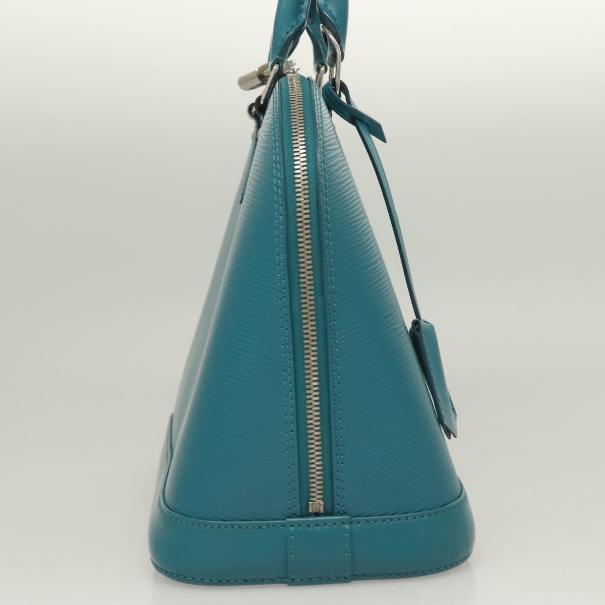 LOUIS VUITTON Epi Alma PM Hand Bag Cyan M40624 LV Auth 130038
