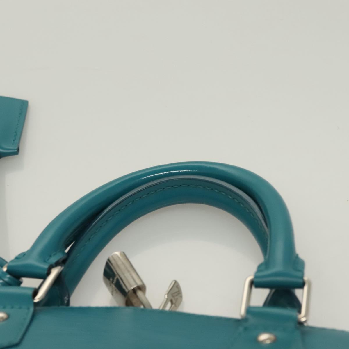LOUIS VUITTON Epi Alma PM Hand Bag Cyan M40624 LV Auth 130038