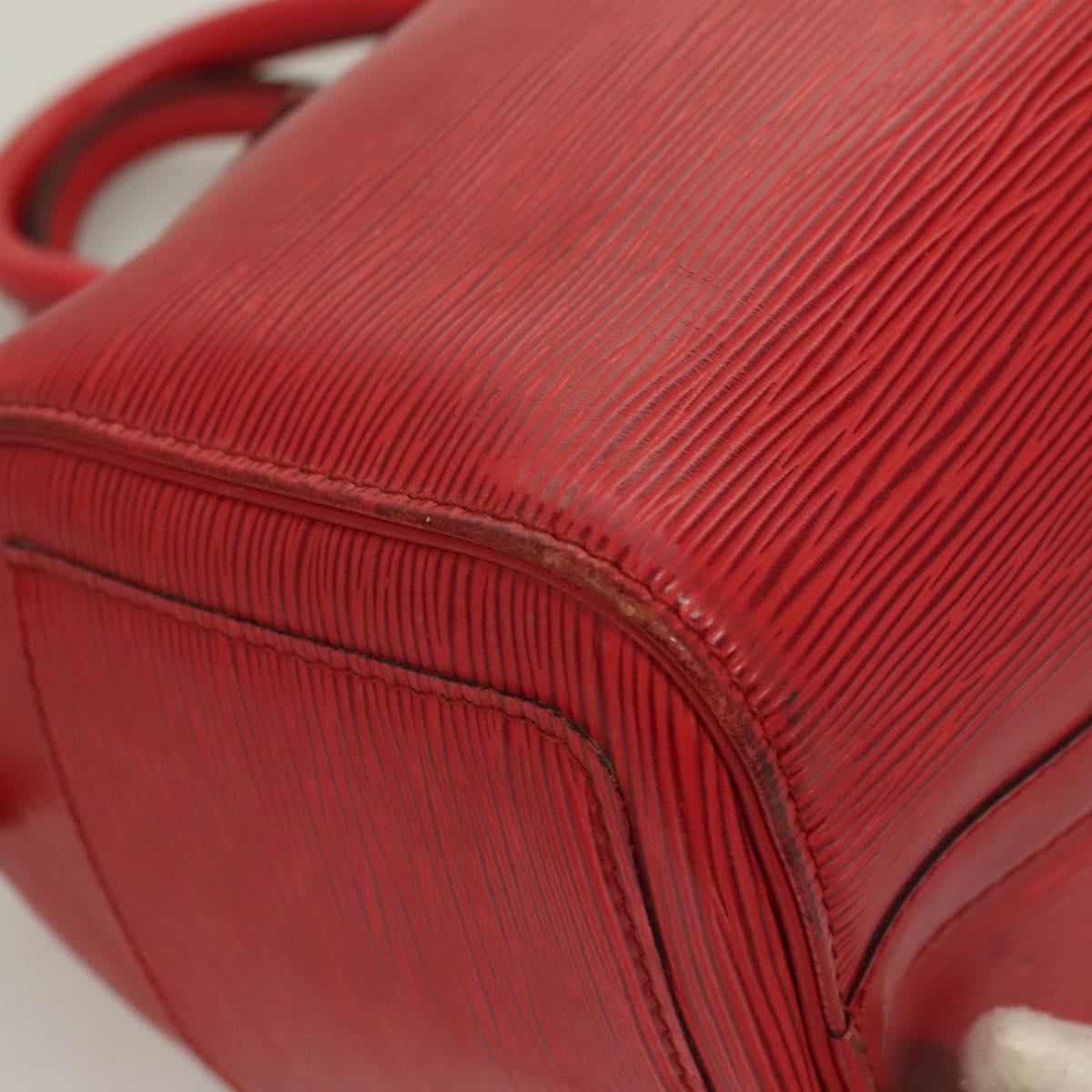 LOUIS VUITTON Epi Speedy 25 Hand Bag Castilian Red M43017 LV Auth 130045