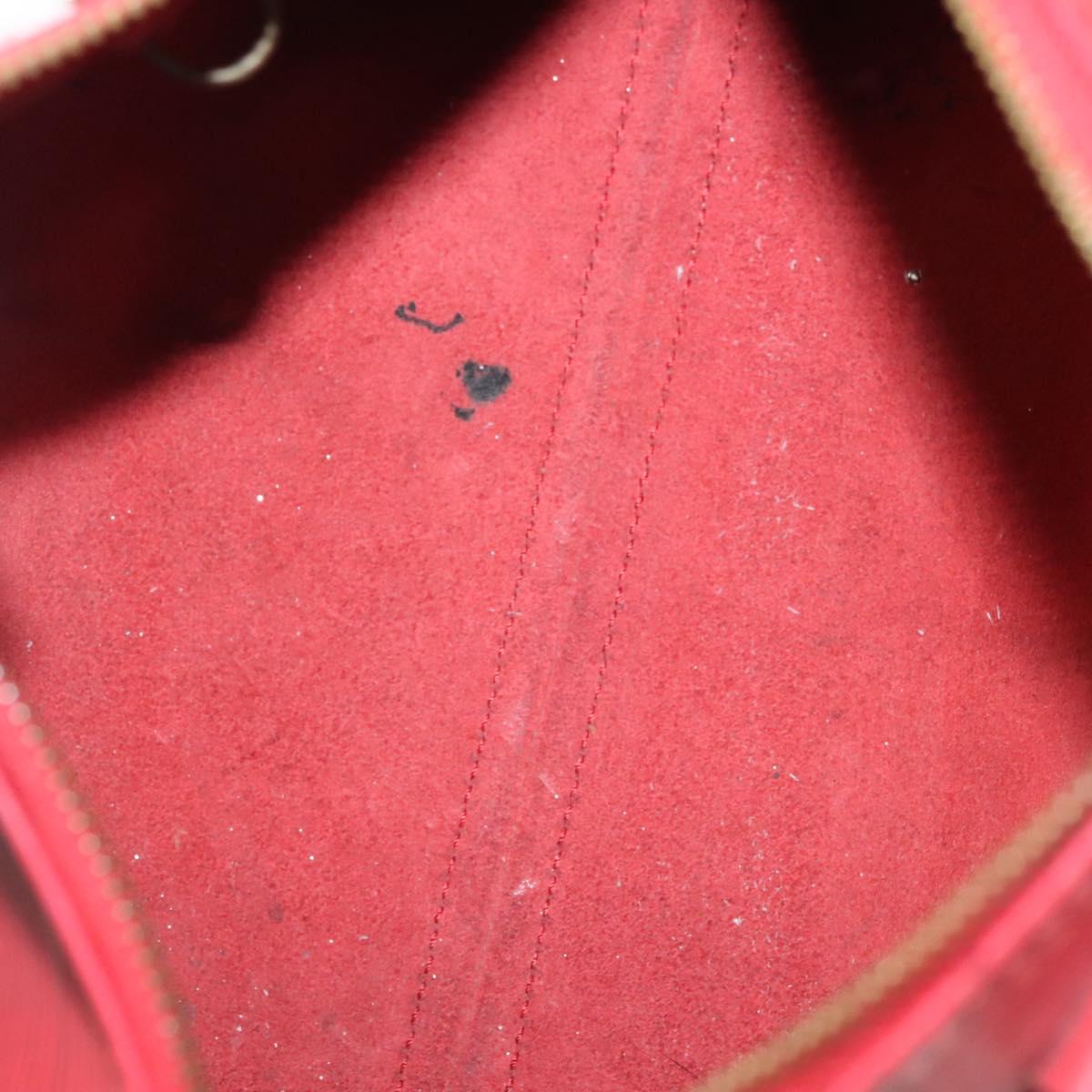 LOUIS VUITTON Epi Speedy 25 Hand Bag Castilian Red M43017 LV Auth 130045