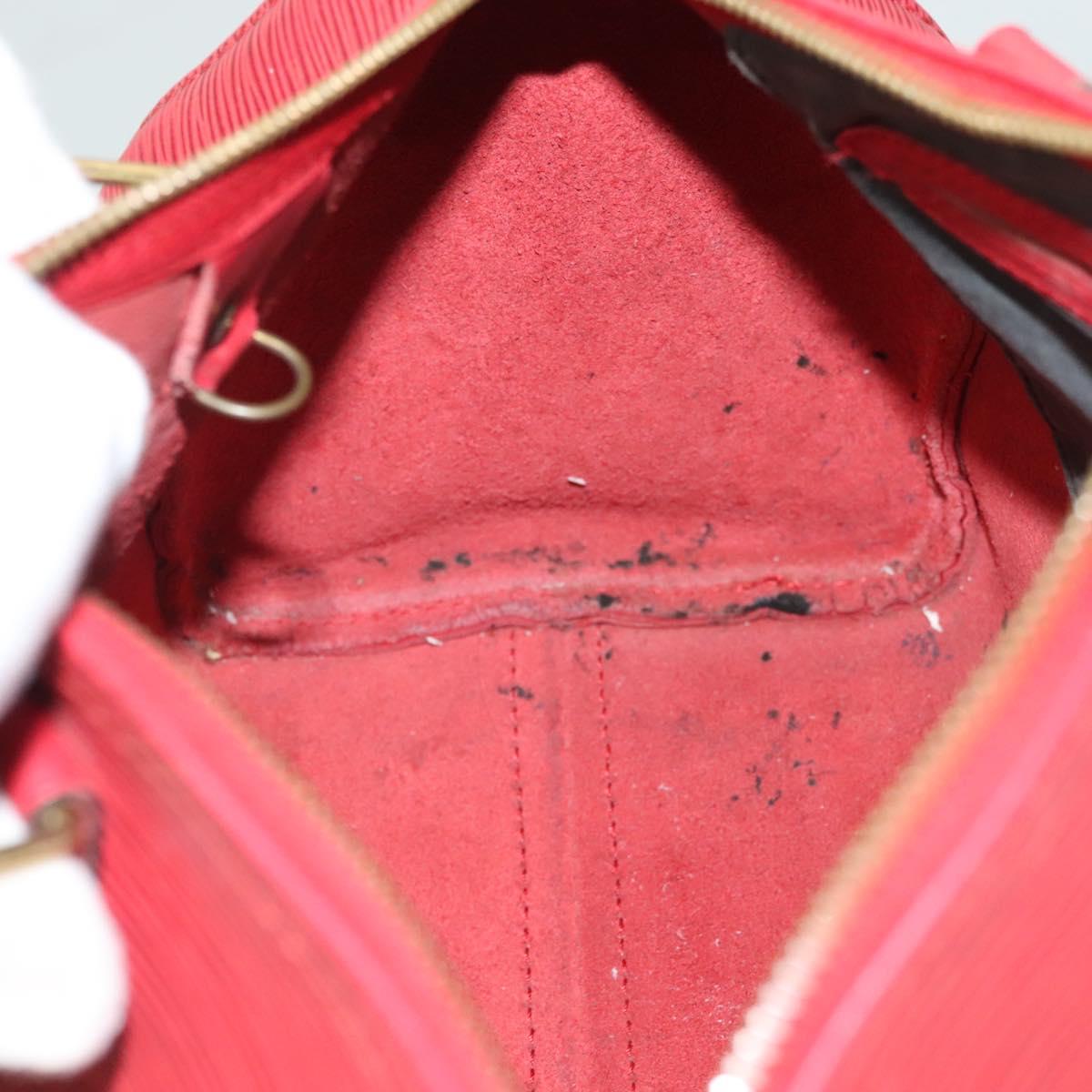LOUIS VUITTON Epi Speedy 25 Hand Bag Castilian Red M43017 LV Auth 130045