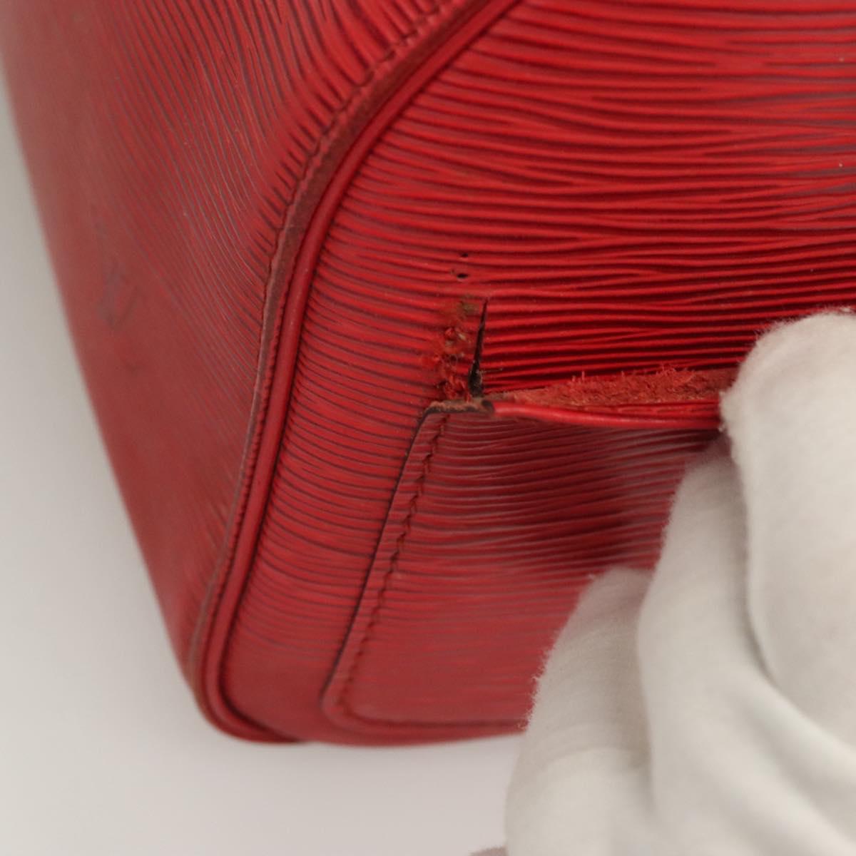 LOUIS VUITTON Epi Speedy 25 Hand Bag Castilian Red M43017 LV Auth 130045