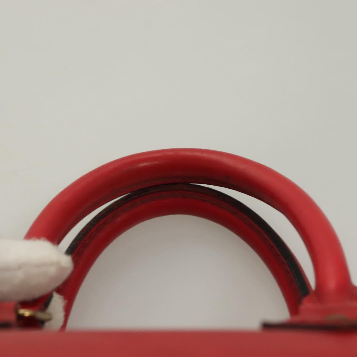 LOUIS VUITTON Epi Speedy 25 Hand Bag Castilian Red M43017 LV Auth 130045