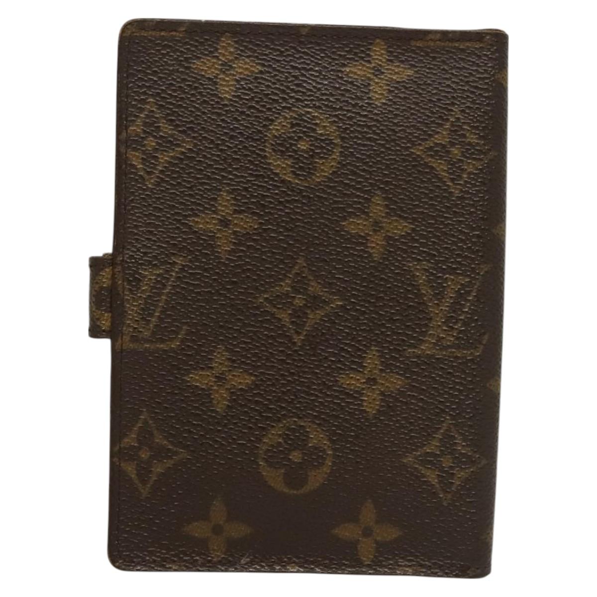 LOUIS VUITTON Monogram Agenda PM Day Planner Cover R20005 LV Auth 130057