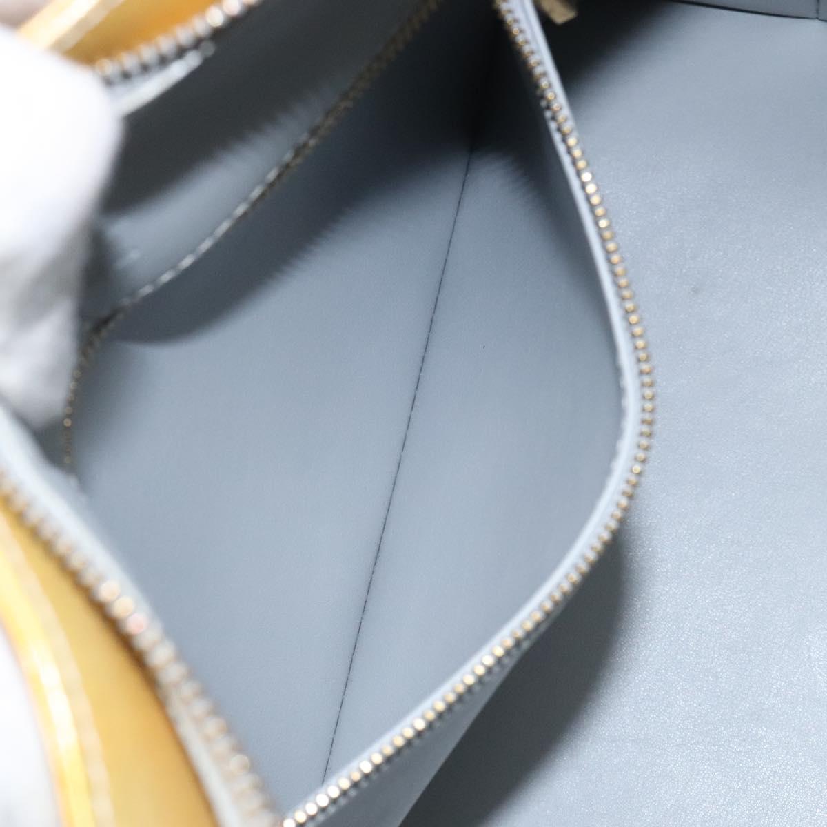 LOUIS VUITTON Monogram Vernis Houston Hand Bag Gris M91053 LV Auth 130063