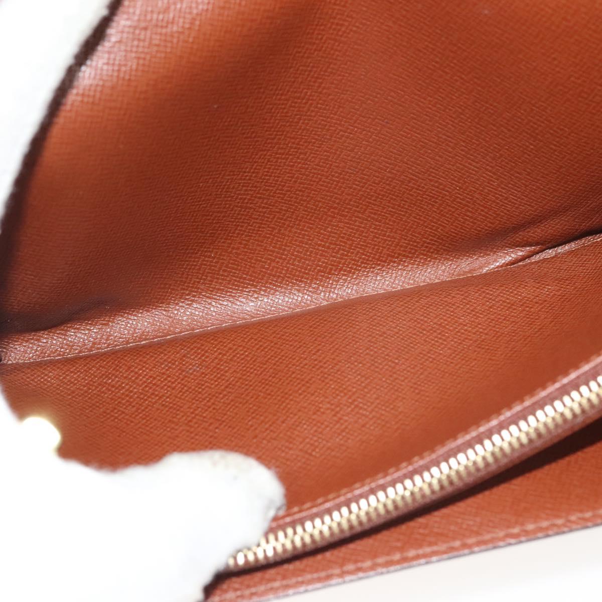 LOUIS VUITTON Monogram Graffiti Porte Monnaie Credit Khaki M92188 Auth 130080