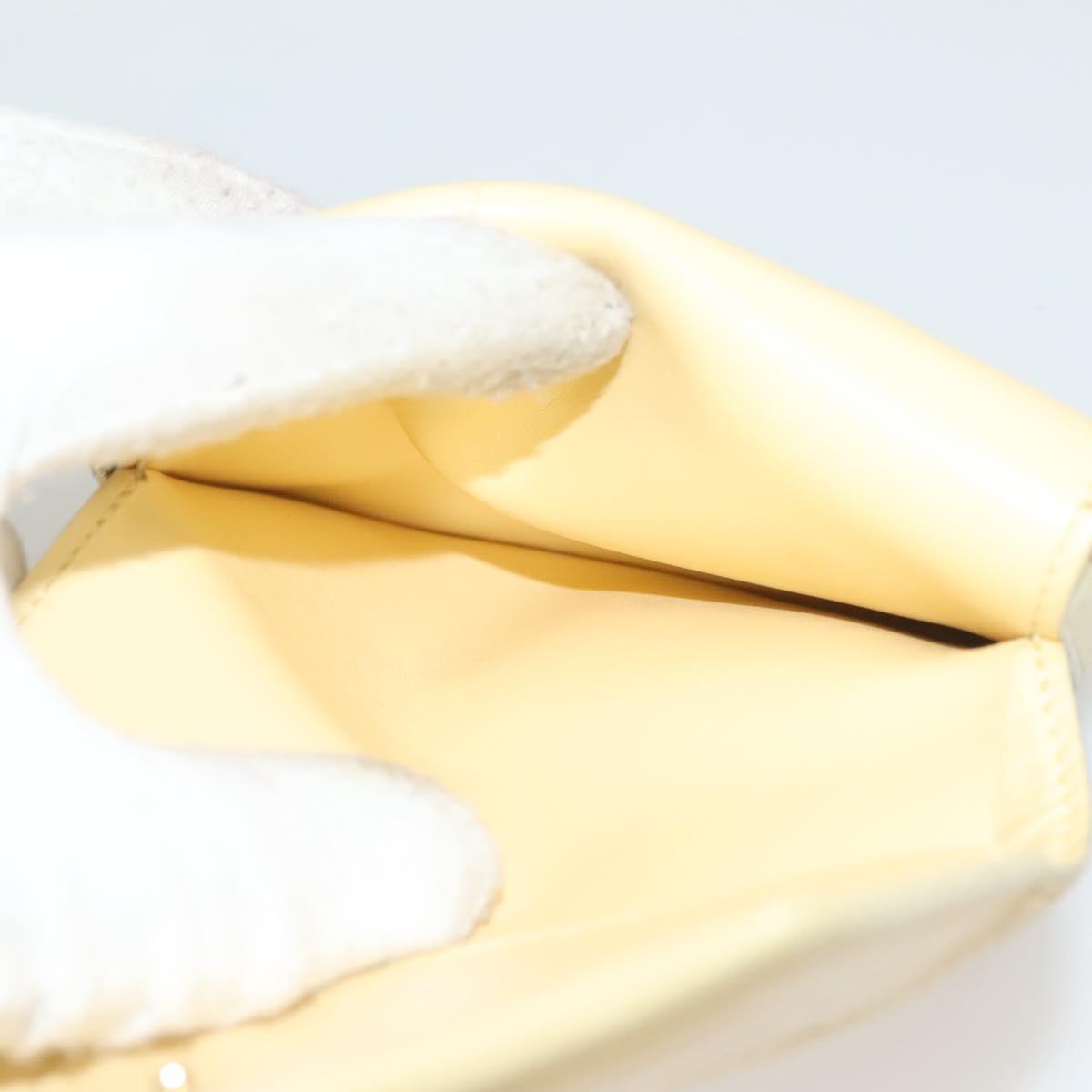 LOUIS VUITTON Nanogram Portefeuille Lou Wallet Ivory M82288 LV Auth 130082