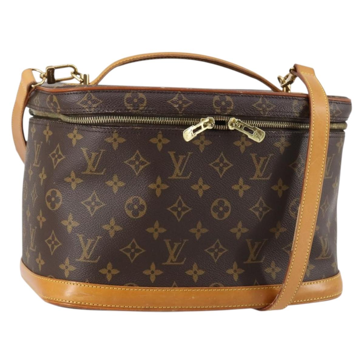 LOUIS VUITTON Monogram Nice Hand Bag 2way M47280 LV Auth 130087