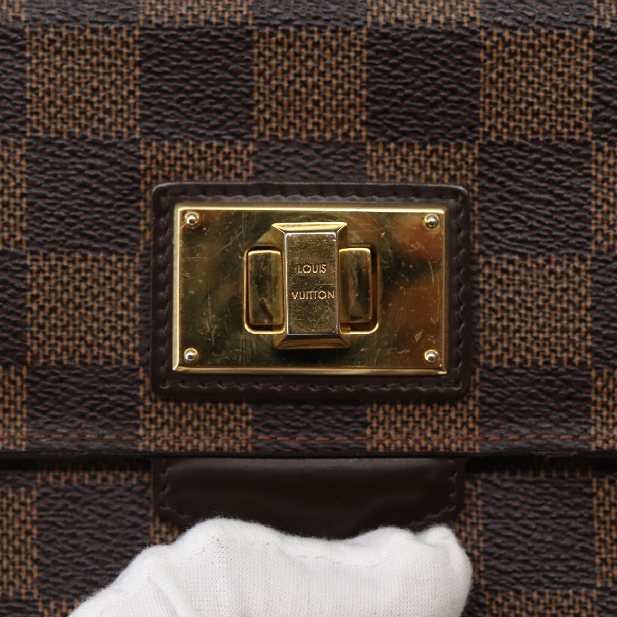 LOUIS VUITTON Damier Ebene Portefeuille Roseberry Long Wallet N63017 Auth 130095