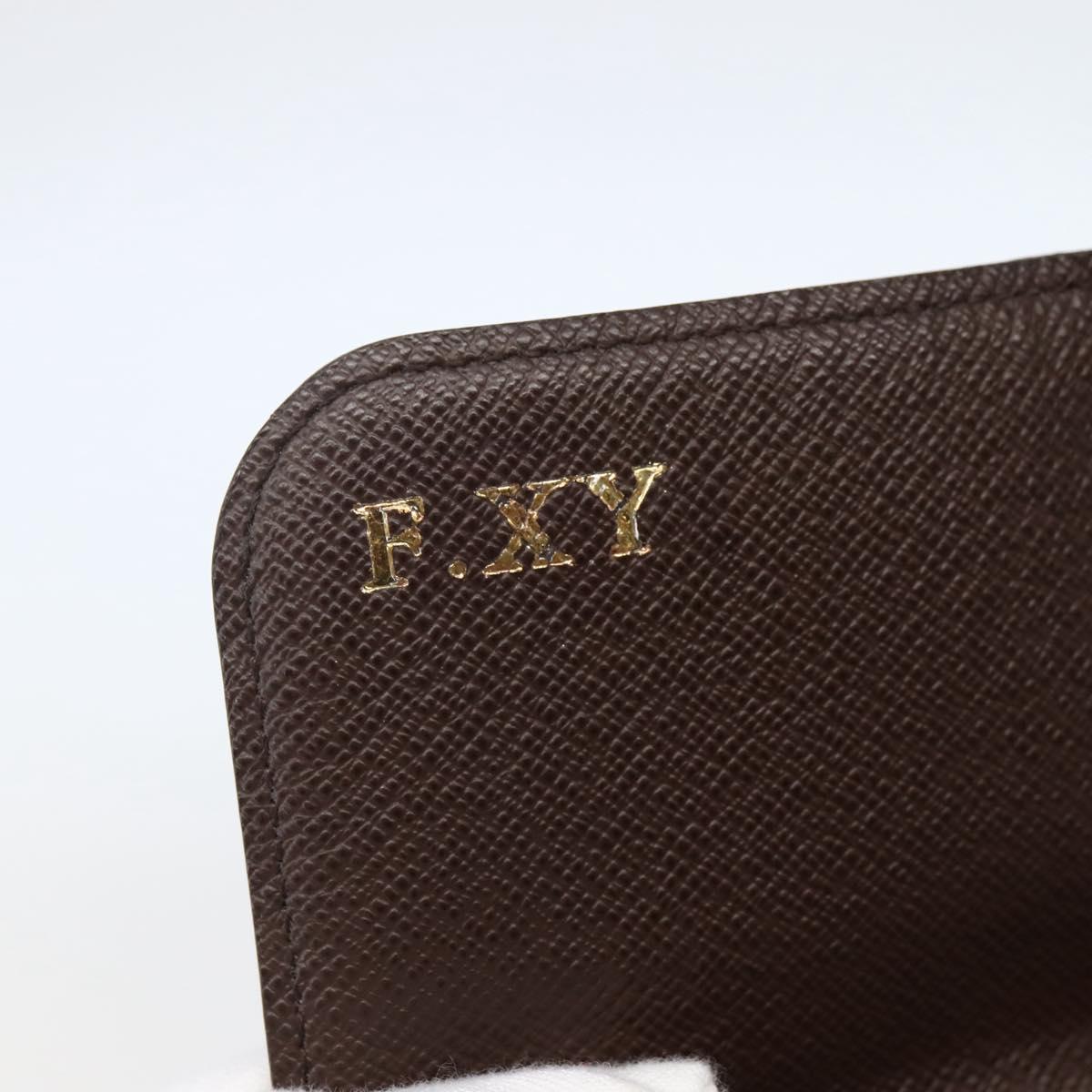 LOUIS VUITTON Damier Ebene Portefeuille Roseberry Long Wallet N63017 Auth 130095