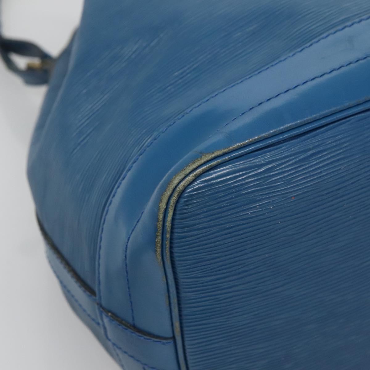 LOUIS VUITTON Epi Noe Shoulder Bag Toledo Blue M44005 LV Auth 130128
