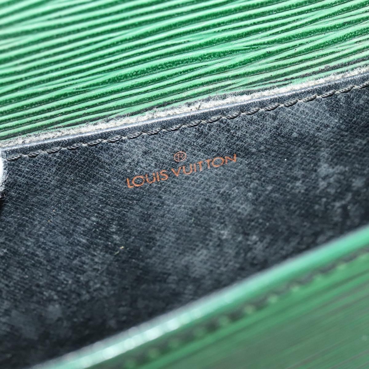 LOUIS VUITTON Epi Saint Cloud PM Shoulder Bag Green M52214 LV Auth 130202