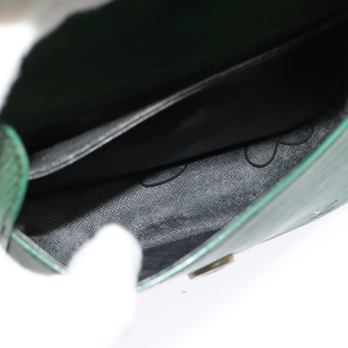 LOUIS VUITTON Epi Saint Cloud PM Shoulder Bag Green M52214 LV Auth 130202