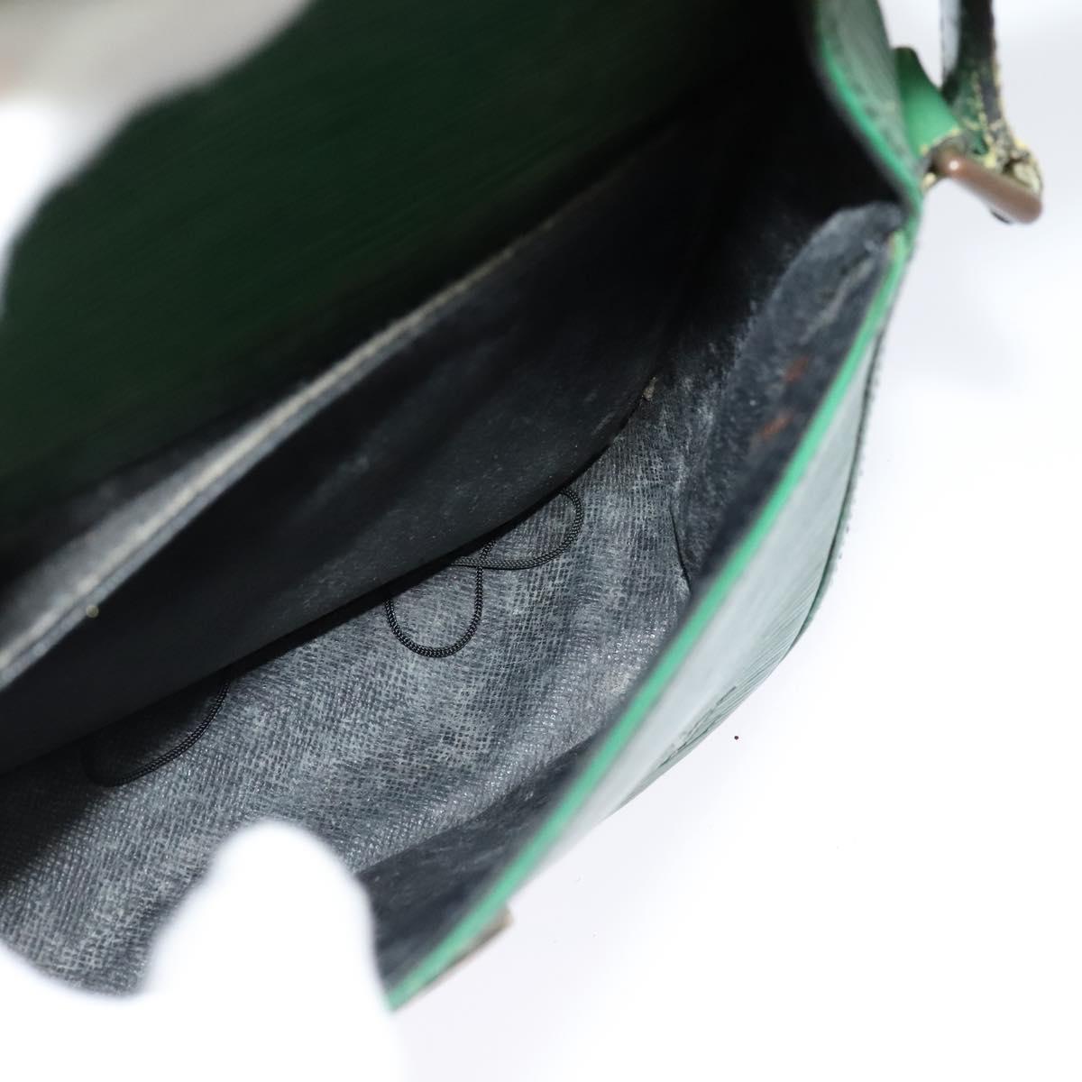 LOUIS VUITTON Epi Saint Cloud PM Shoulder Bag Green M52214 LV Auth 130202