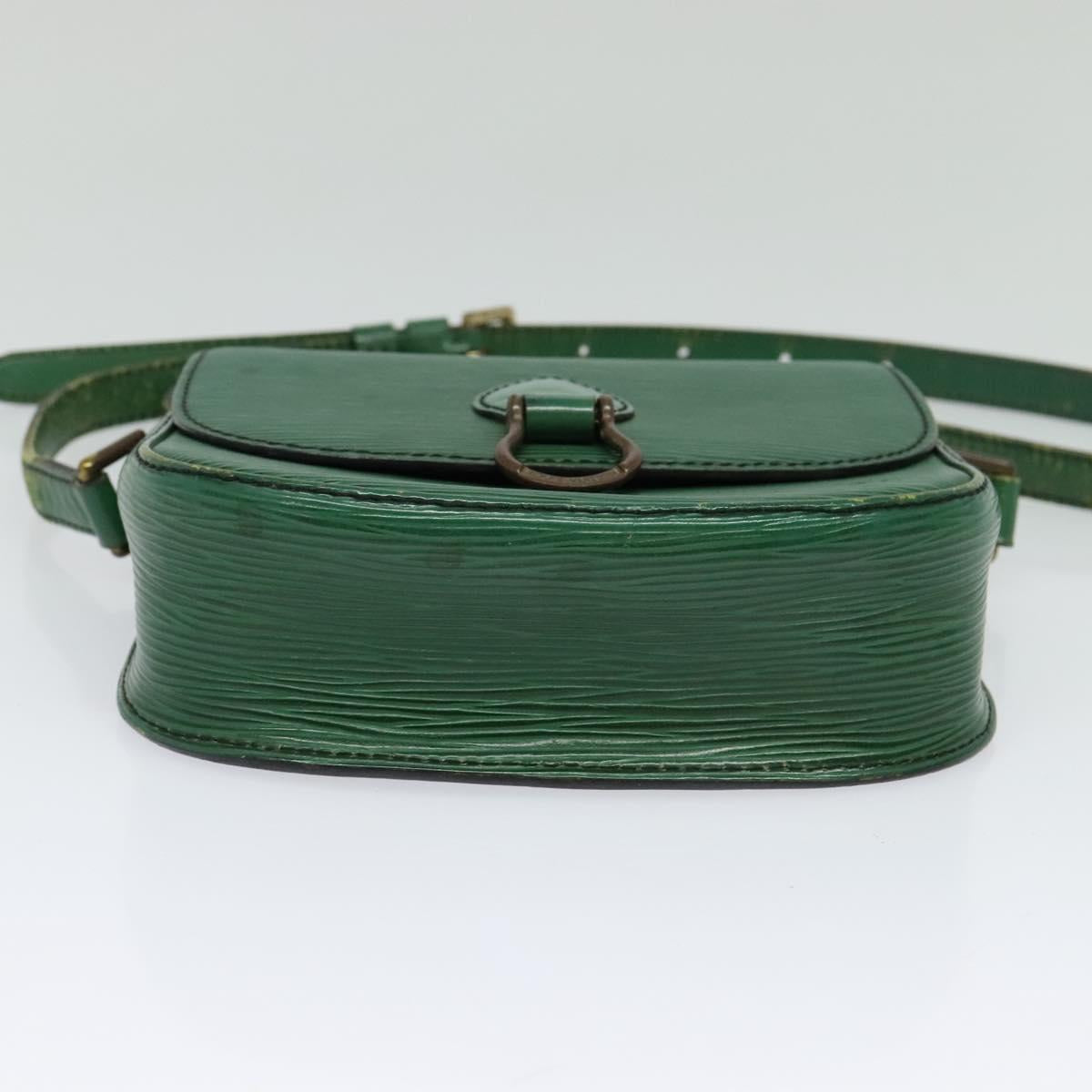 LOUIS VUITTON Epi Saint Cloud PM Shoulder Bag Green M52214 LV Auth 130202