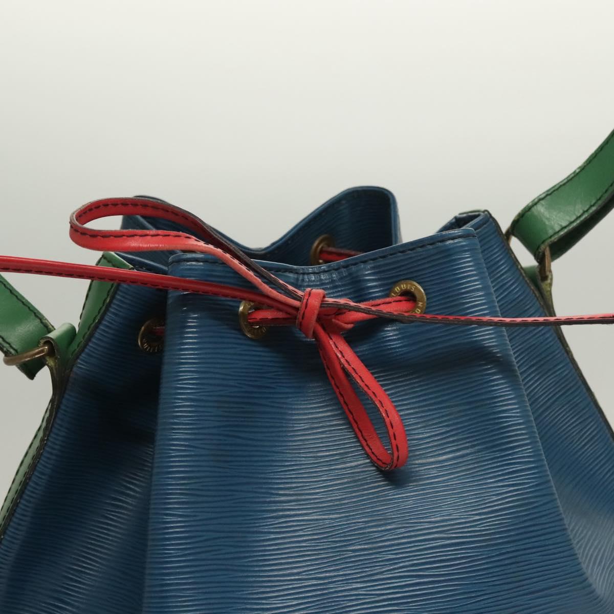 LOUIS VUITTON Epi Toriko Color Noe Bag Red Blue Green M44084 LV Auth 130205