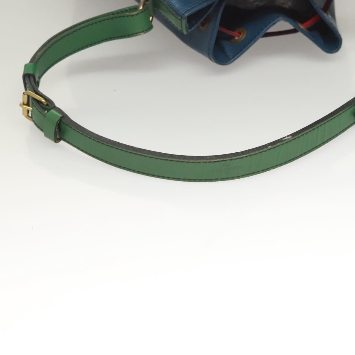 LOUIS VUITTON Epi Toriko Color Noe Bag Red Blue Green M44084 LV Auth 130205