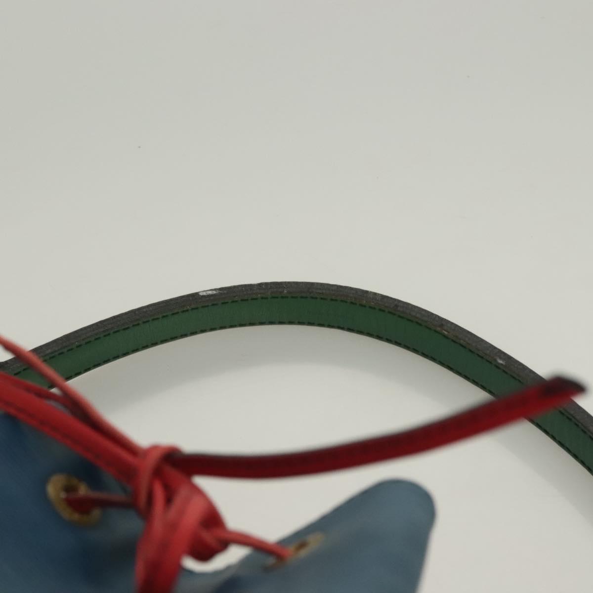 LOUIS VUITTON Epi Toriko Color Noe Bag Red Blue Green M44084 LV Auth 130205