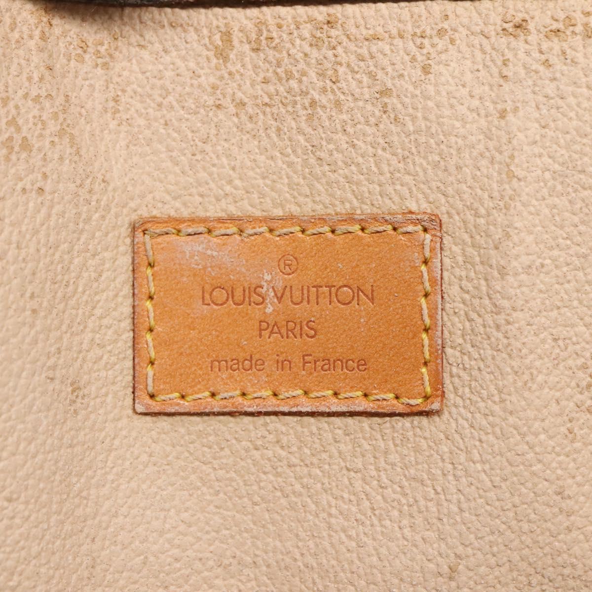 LOUIS VUITTON Monogram Sac Plat Hand Bag M51140 LV Auth 130210