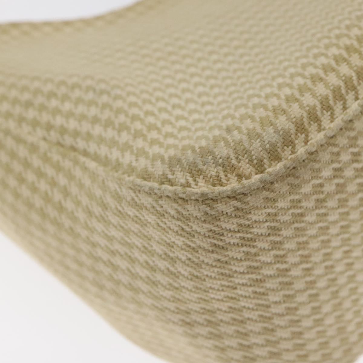 GIVENCHY Staggered Pattern Shoulder Bag Canvas Beige Auth 130221