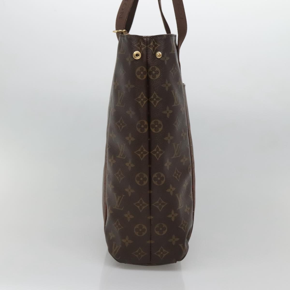 LOUIS VUITTON Monogram Cabas Bobur Tote Bag M53013 LV Auth 130235