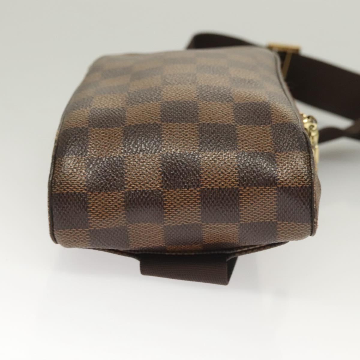 LOUIS VUITTON Damier Ebene Geronimos Shoulder Bag N51994 LV Auth 130243