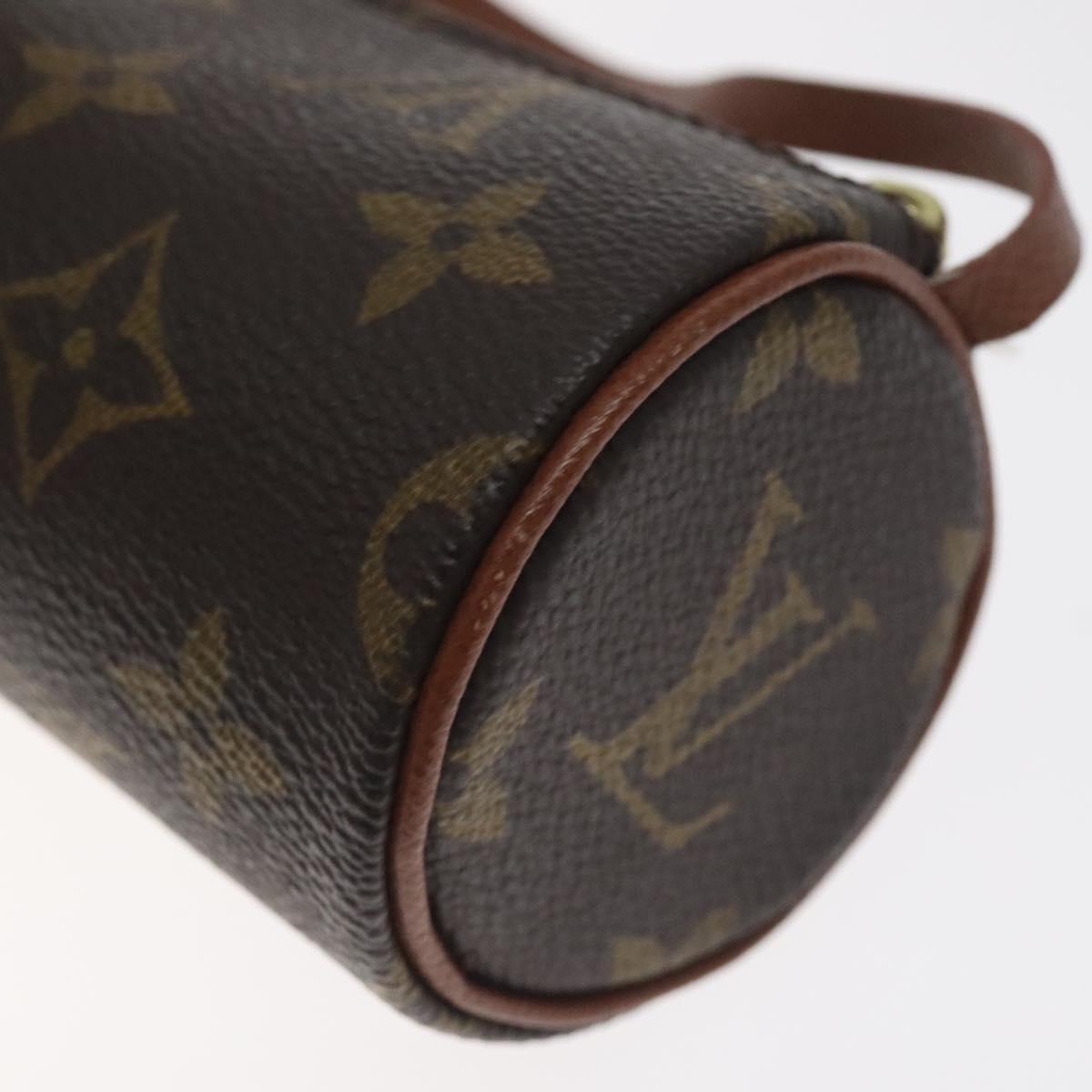 LOUIS VUITTON Monogram Papillon Pouch LV Auth 130312