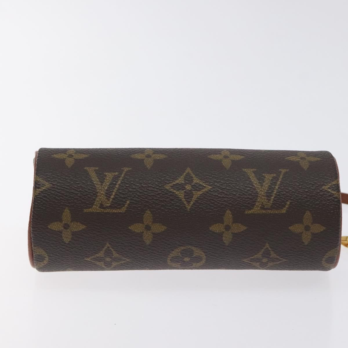 LOUIS VUITTON Monogram Papillon Pouch LV Auth 130312