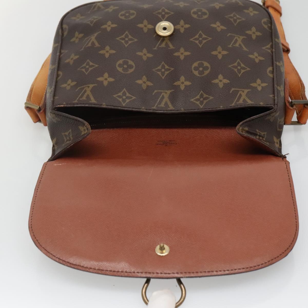 LOUIS VUITTON Monogram Saint Cloud GM Shoulder Bag M51242 LV Auth 130315