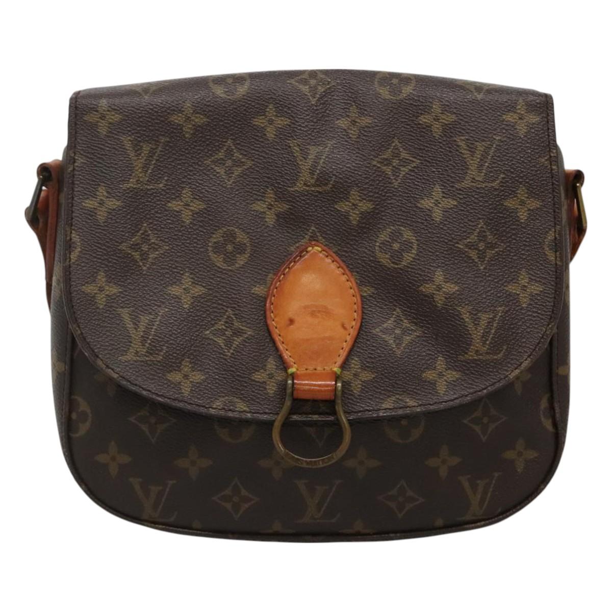 LOUIS VUITTON Monogram Saint Cloud GM Shoulder Bag M51242 LV Auth 130315