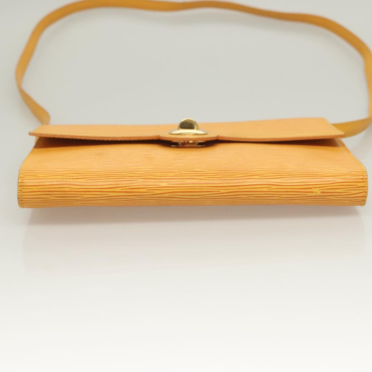 LOUIS VUITTON Epi Arsch Shoulder Bag Yellow M52579 LV Auth 130332
