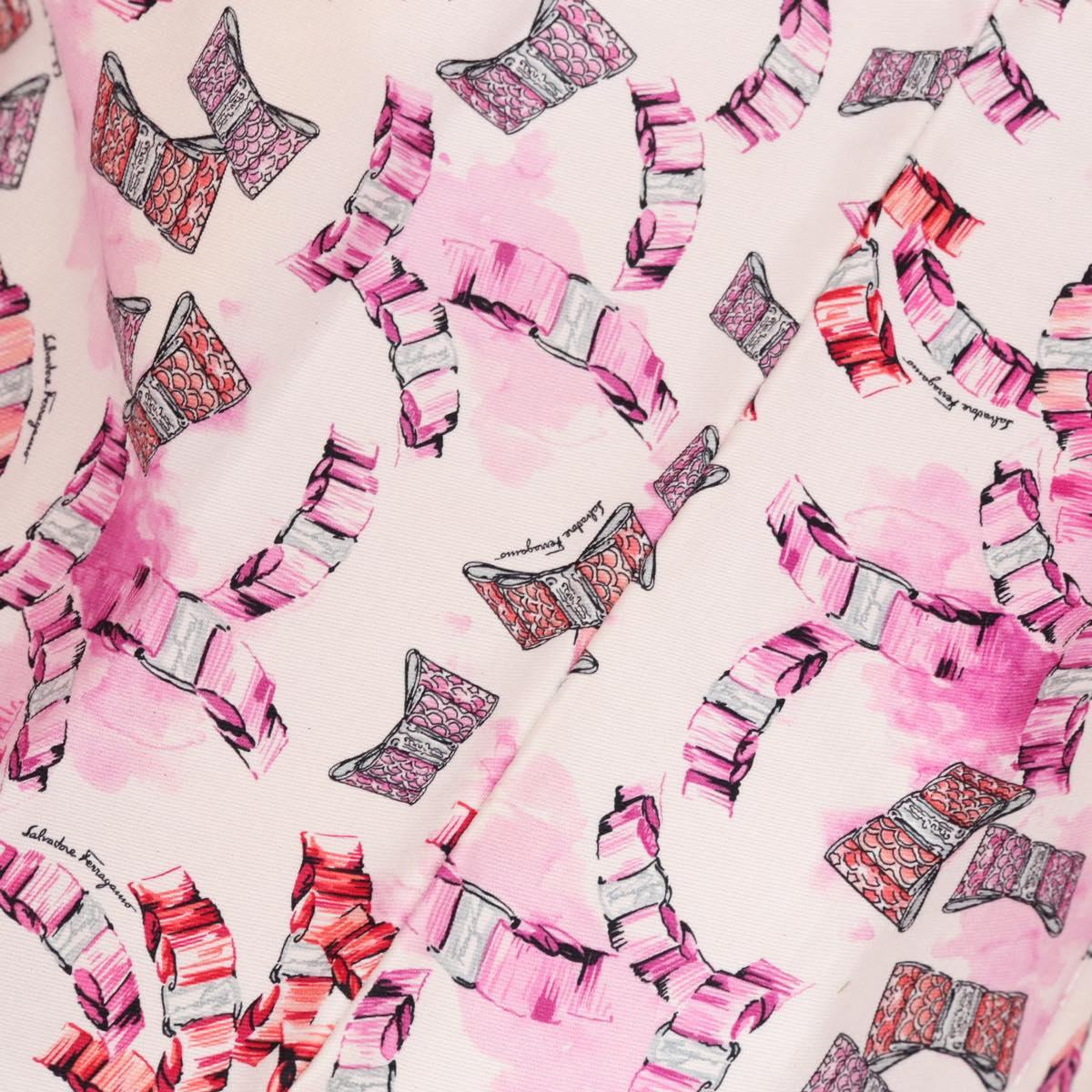 Salvatore Ferragamo Vala Tote Bag Enamel Red Auth 130367