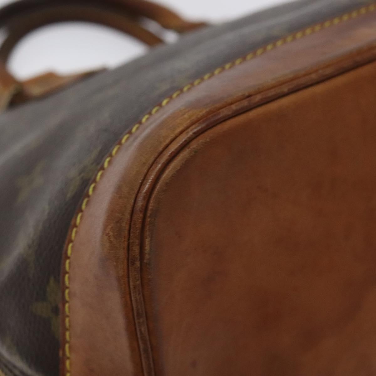 LOUIS VUITTON Monogram Alma Hand Bag M51130 LV Auth 130382