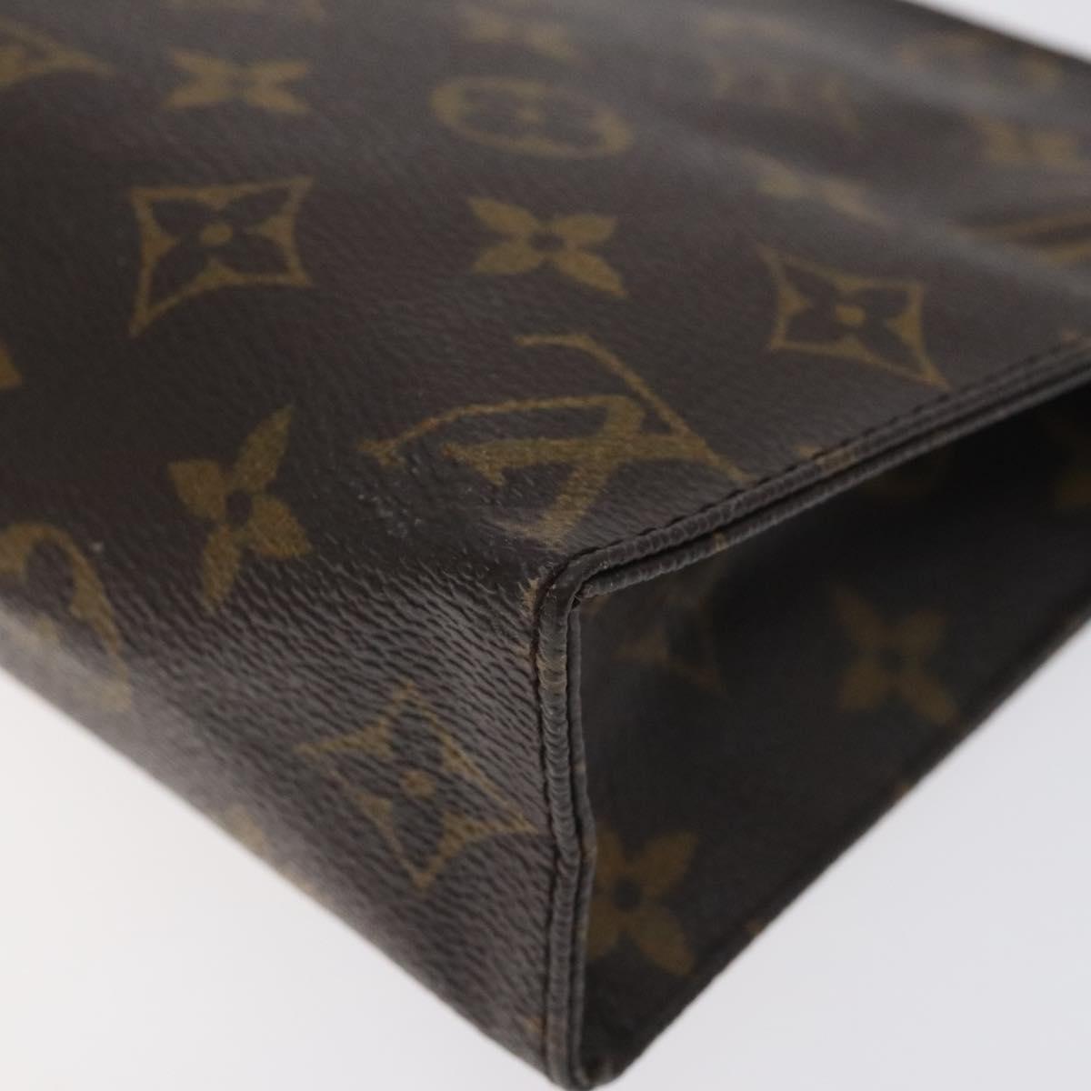 LOUIS VUITTON Monogram Posh Toilette 19 Pouch M47544 LV Auth 130390