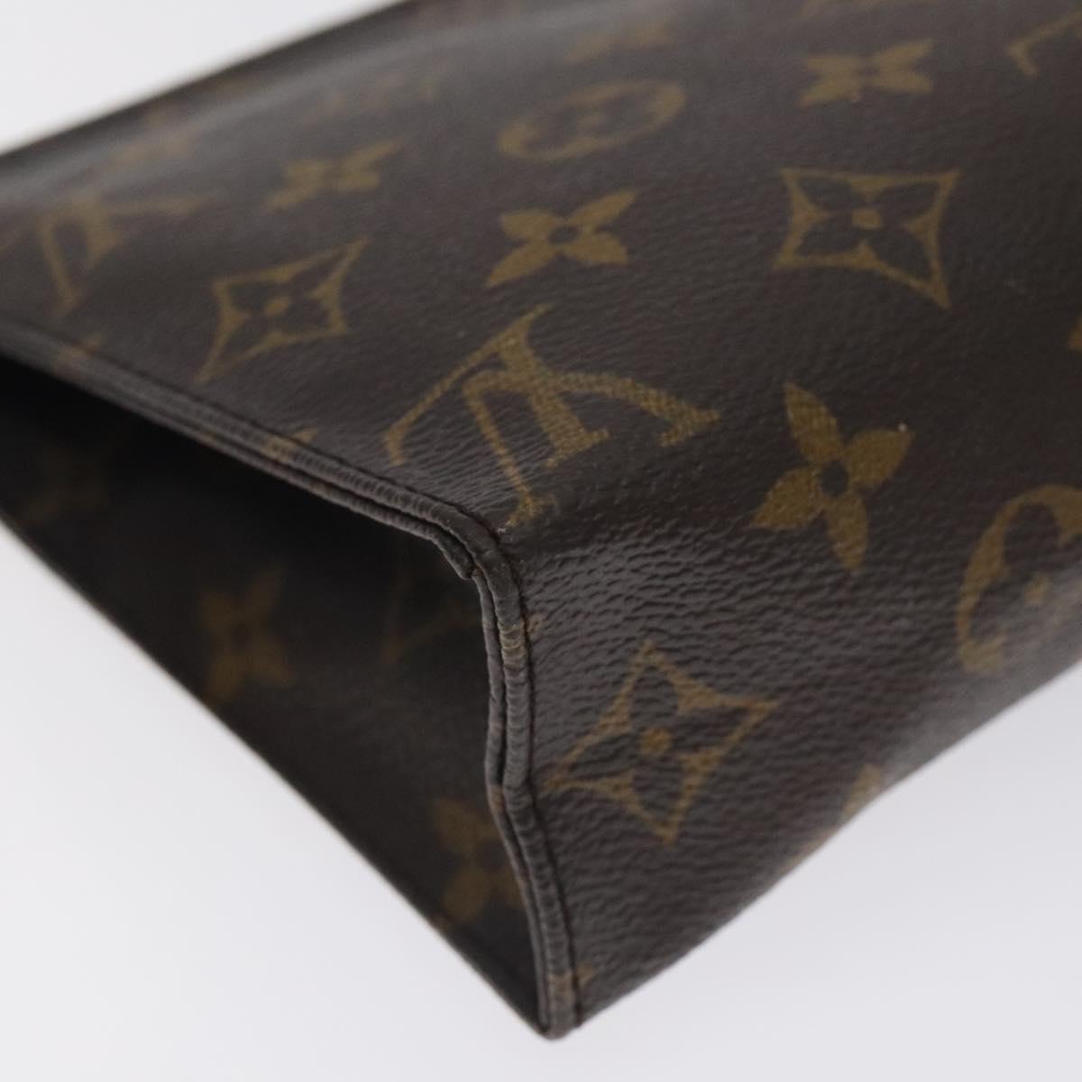 LOUIS VUITTON Monogram Posh Toilette 19 Pouch M47544 LV Auth 130390