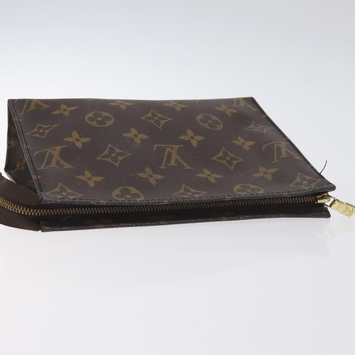 LOUIS VUITTON Monogram Posh Toilette 19 Pouch M47544 LV Auth 130390