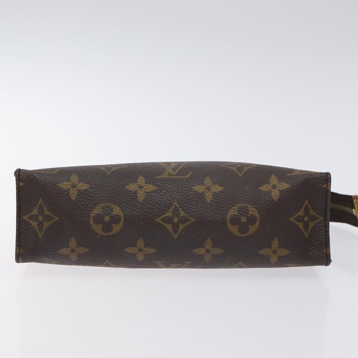 LOUIS VUITTON Monogram Posh Toilette 19 Pouch M47544 LV Auth 130390