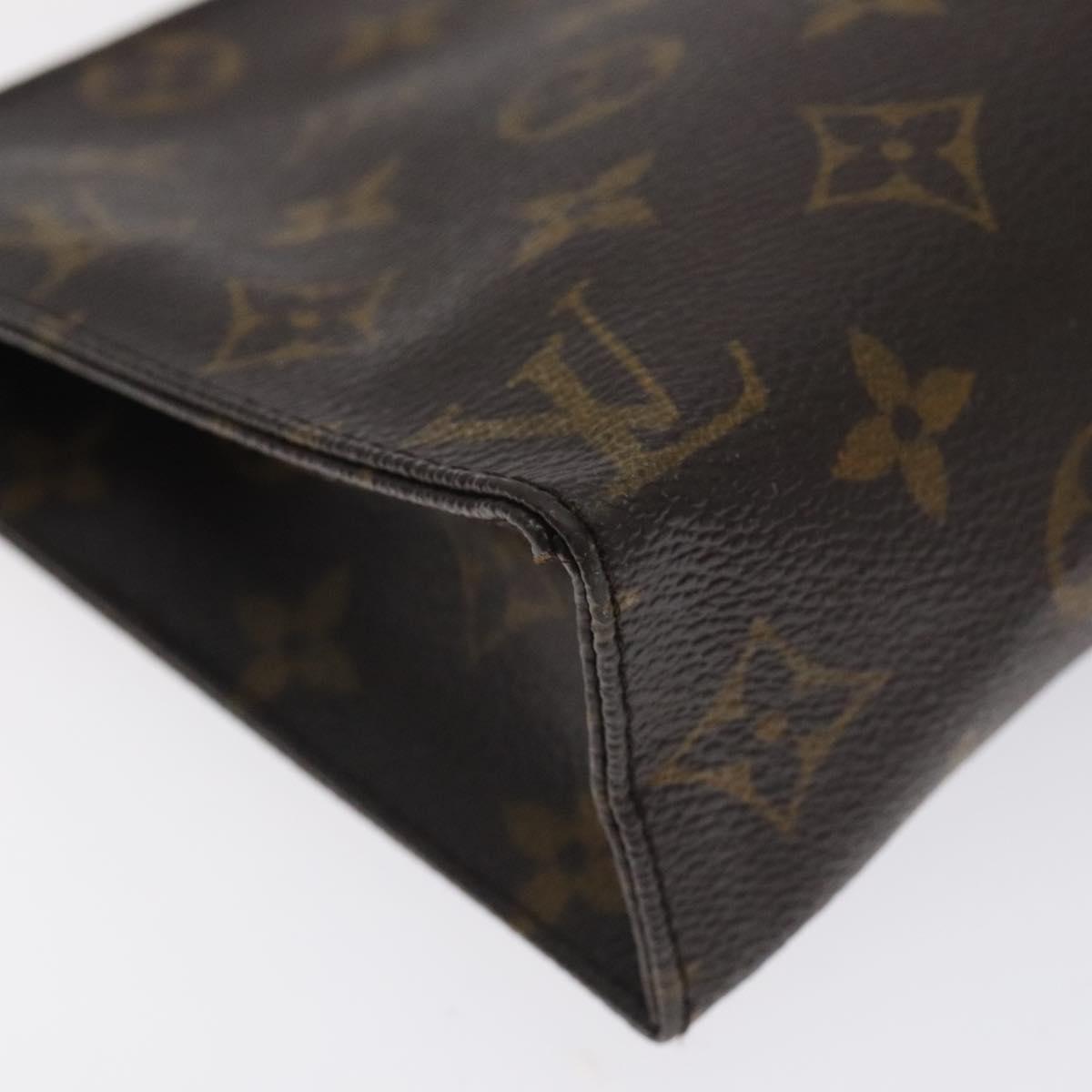 LOUIS VUITTON Monogram Posh Toilette 19 Pouch M47544 LV Auth 130390