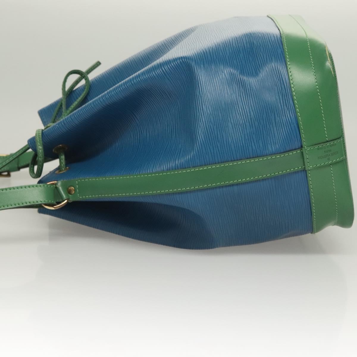 LOUIS VUITTON Epi Noe Shoulder Bag Bicolor Green Blue M44044 LV Auth 130397