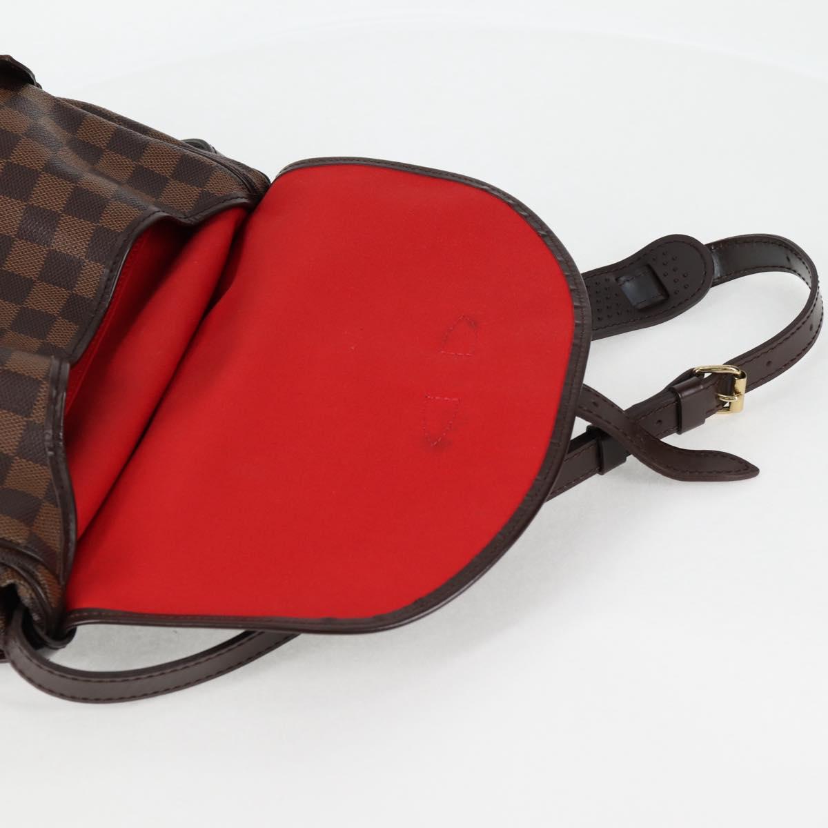 LOUIS VUITTON Damier Ebene Saumur 30 Shoulder Bag SPO N48081 LV Auth 130461V