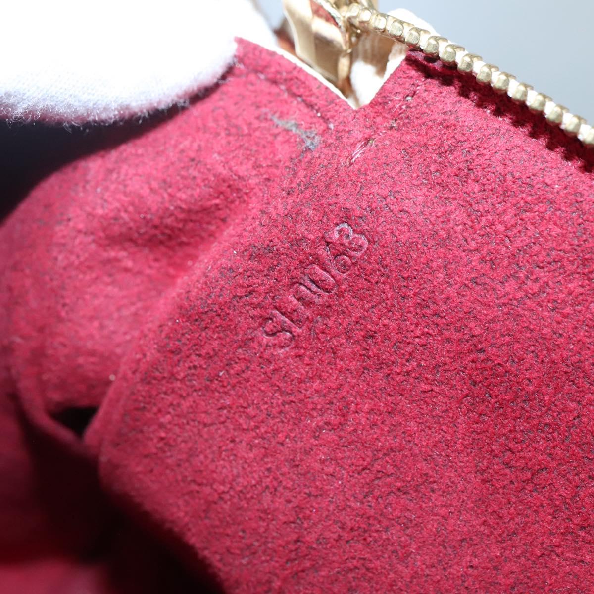 LOUIS VUITTON Multicolor Pochette Accessoires Pouch White M92649 Auth 130464V