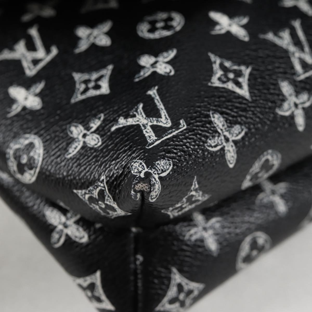 LOUIS VUITTON Catgram Cat Pochette Shoulder Bag Black M52935 LV Auth 130472A