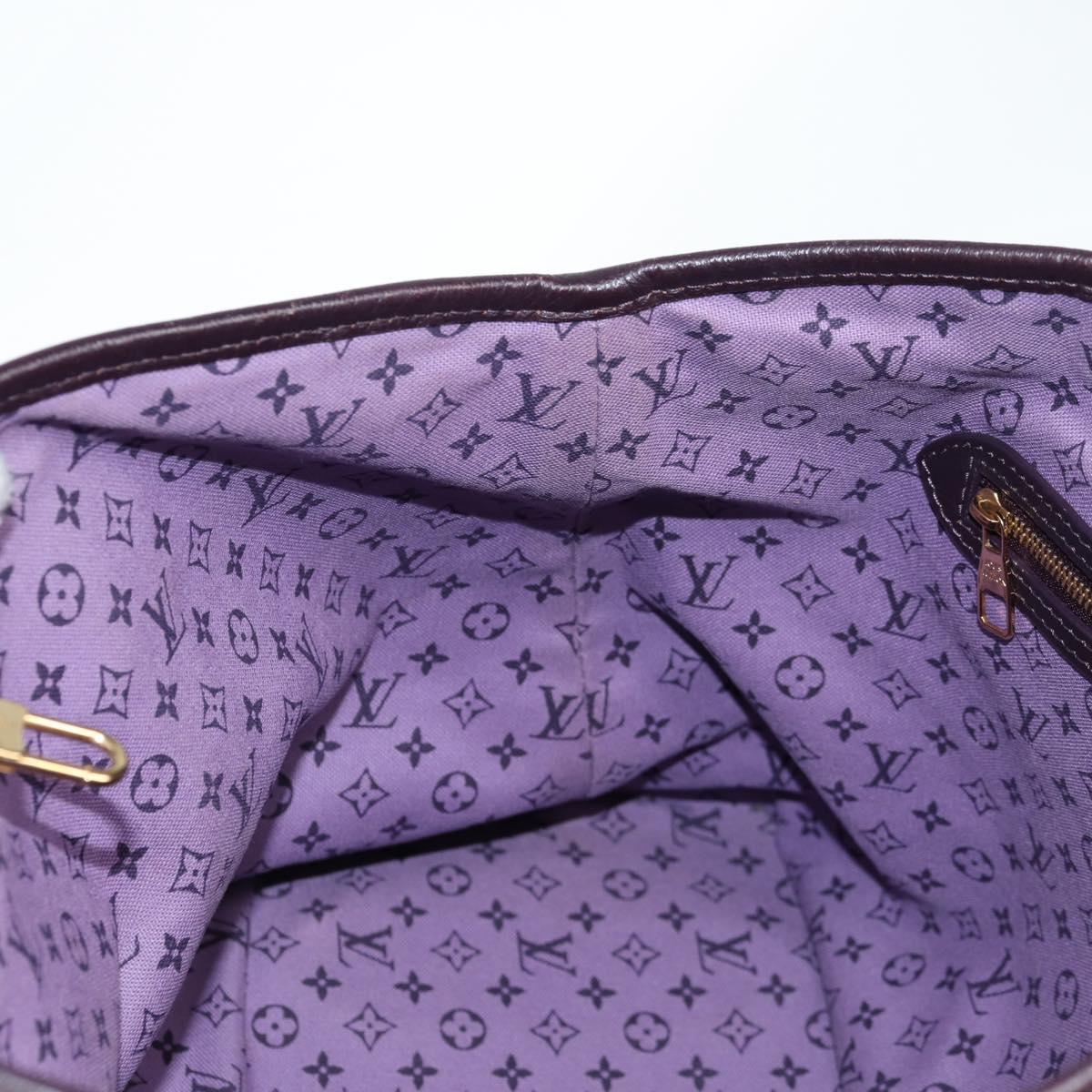 LOUIS VUITTON Eyeall Cabas PM Promenade Bag Canvas Purple M93771 LV Auth 130476V