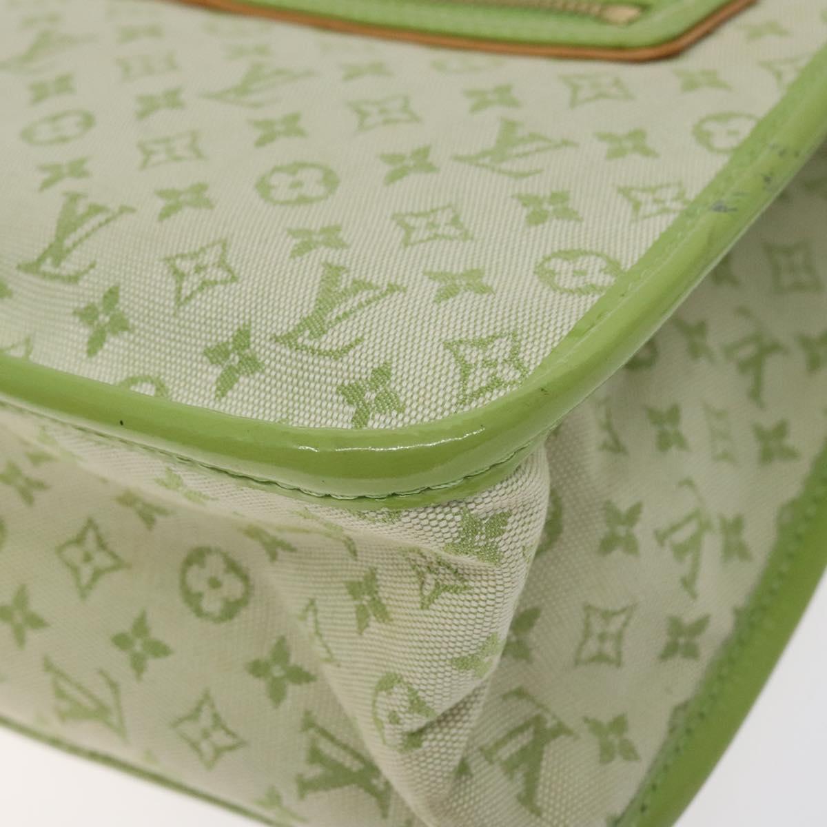 LOUIS VUITTON Monogram Mini Sac Catline Bag Almond Green M92931 LV Auth 130478V