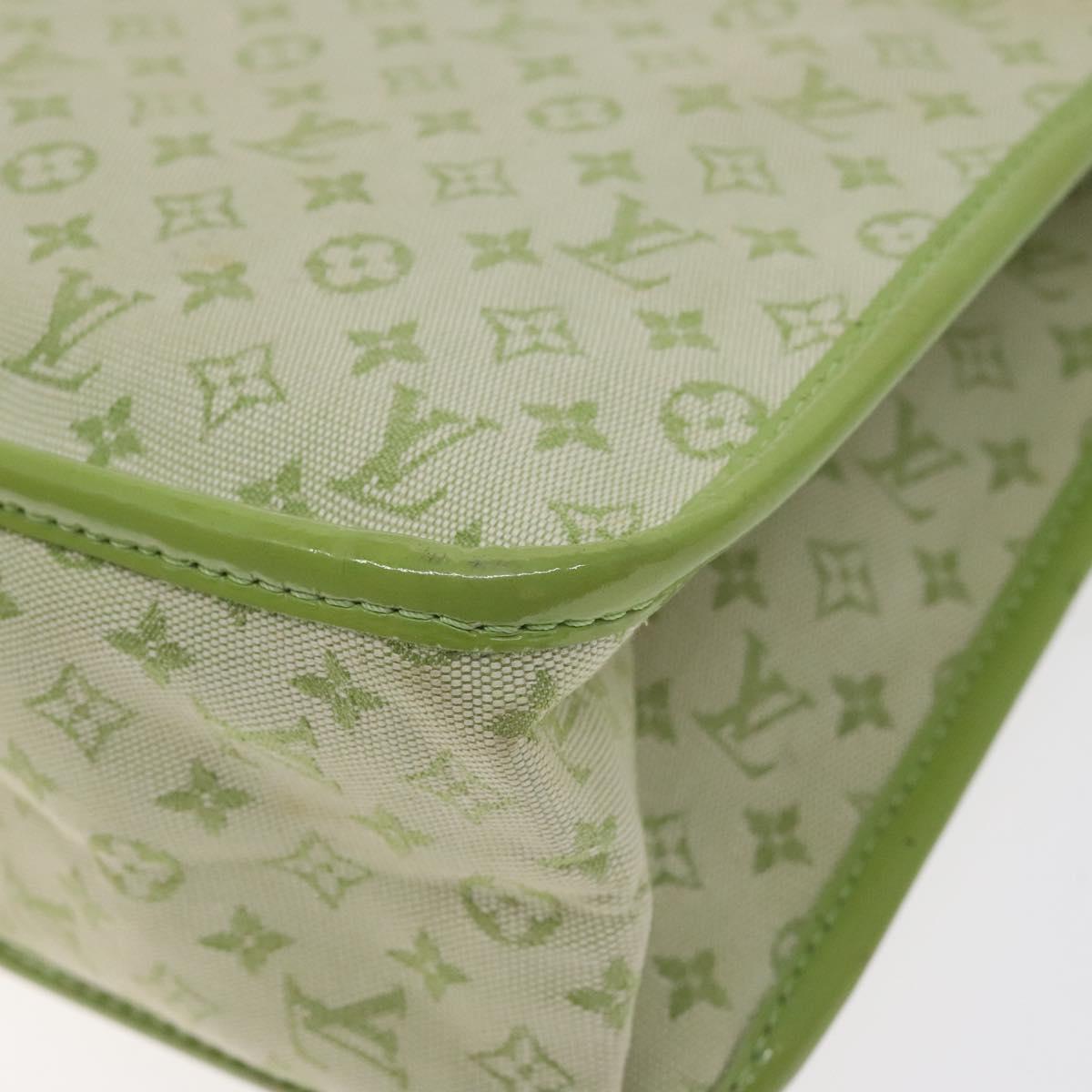 LOUIS VUITTON Monogram Mini Sac Catline Bag Almond Green M92931 LV Auth 130478V