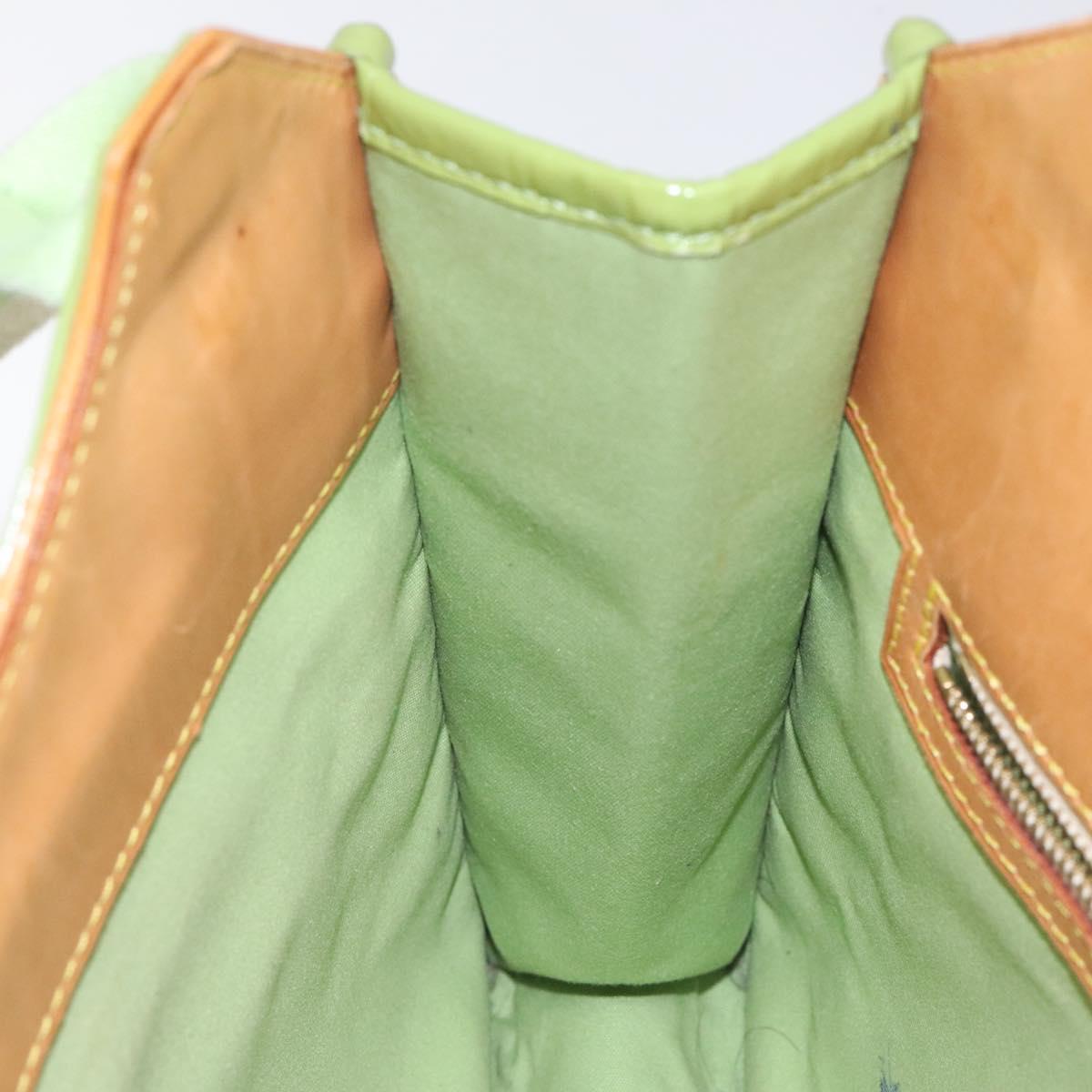 LOUIS VUITTON Monogram Mini Sac Catline Bag Almond Green M92931 LV Auth 130478V