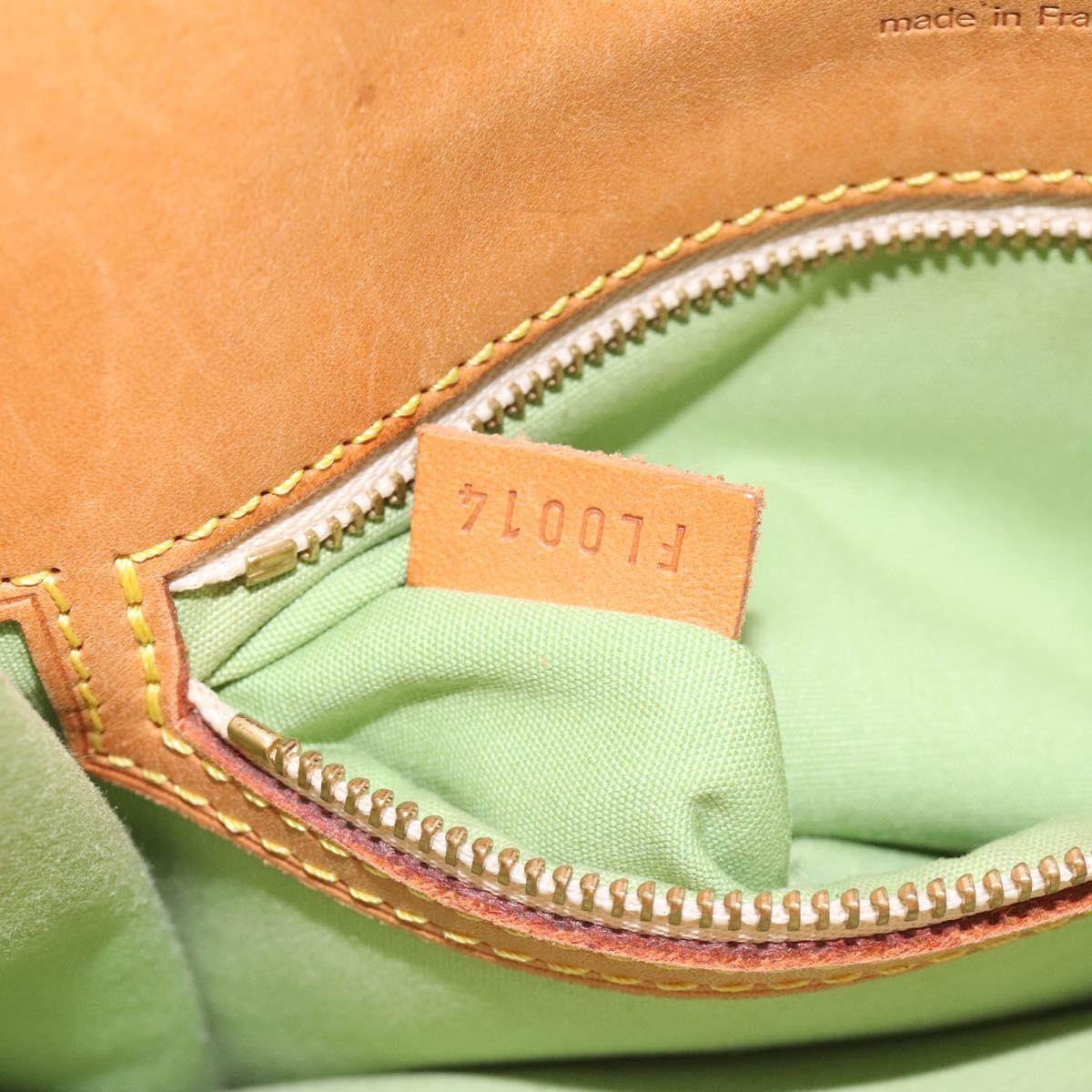 LOUIS VUITTON Monogram Mini Sac Catline Bag Almond Green M92931 LV Auth 130478V