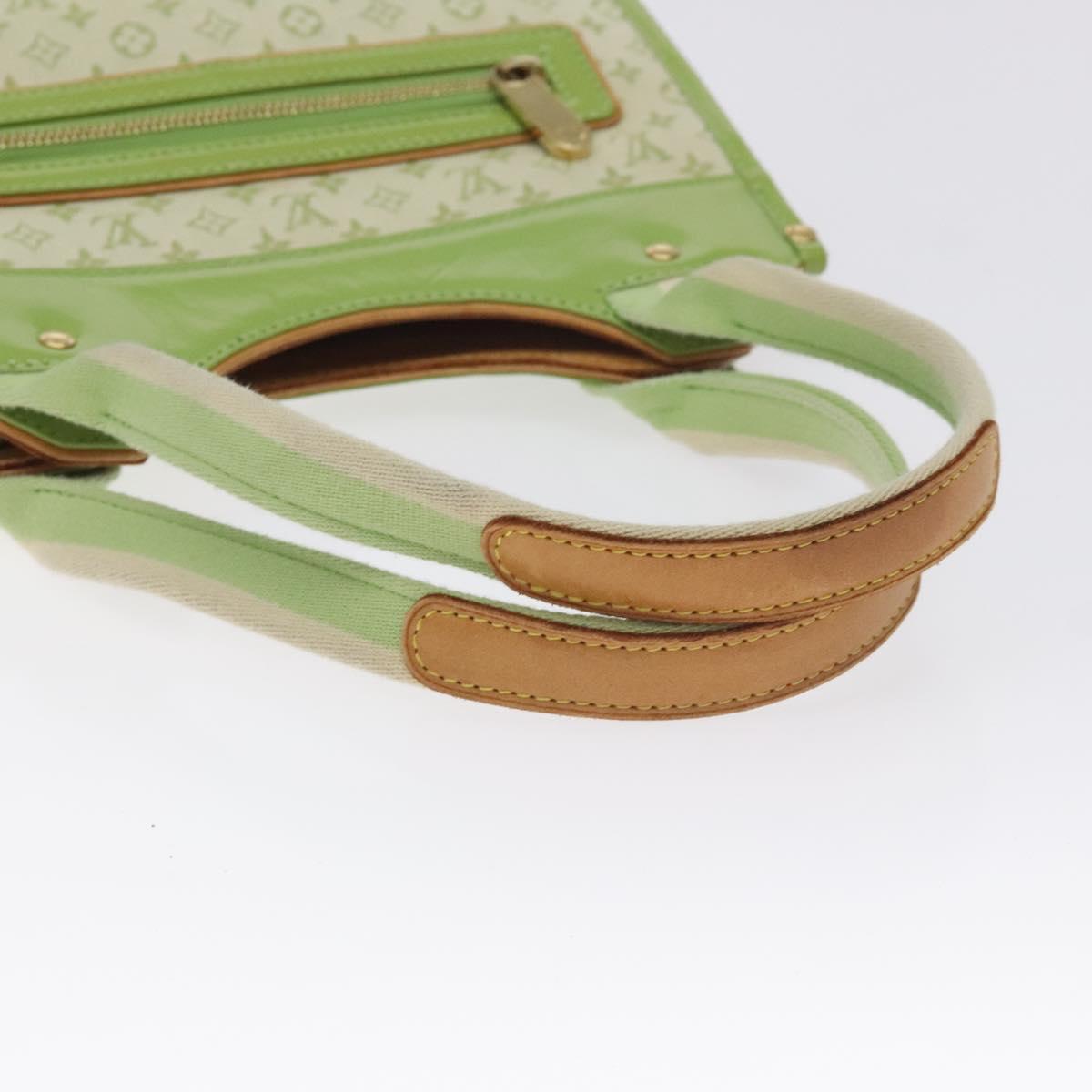 LOUIS VUITTON Monogram Mini Sac Catline Bag Almond Green M92931 LV Auth 130478V