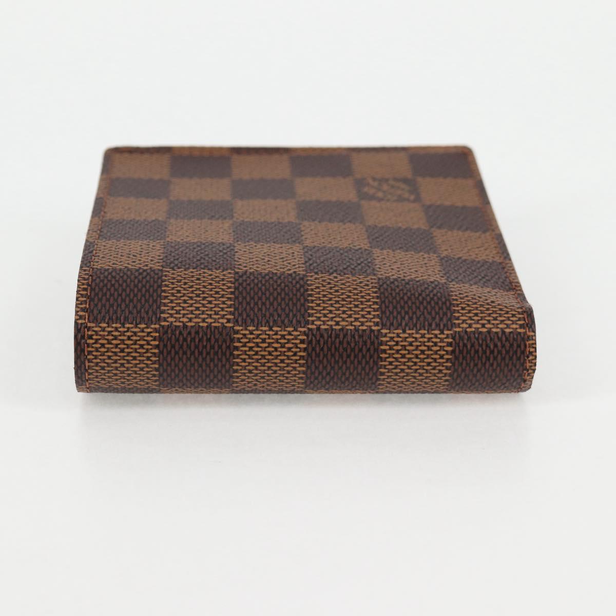 LOUIS VUITTON Damier Ebene Portefeuille Marco Bifold Wallet N61675 Auth 130510V